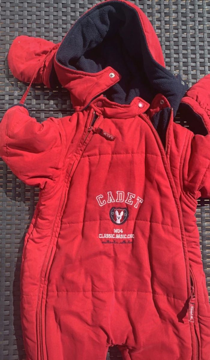 Combinaison nid d'ange manteau 12 mois Cadet Rousselle - photo numéro 2