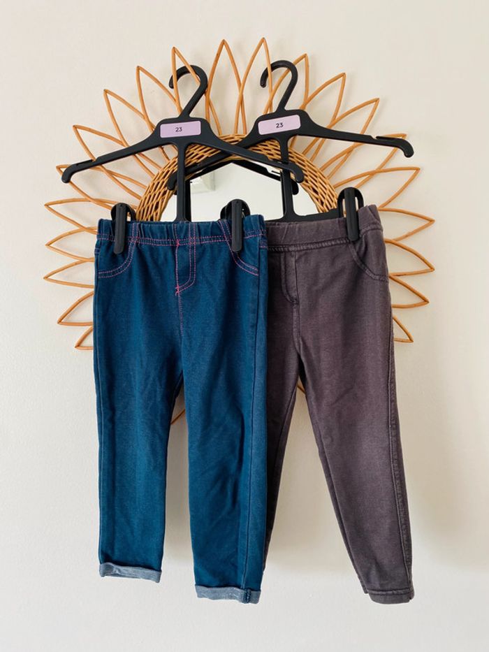 Lot pantalons / leggings 24 mois 86 cm