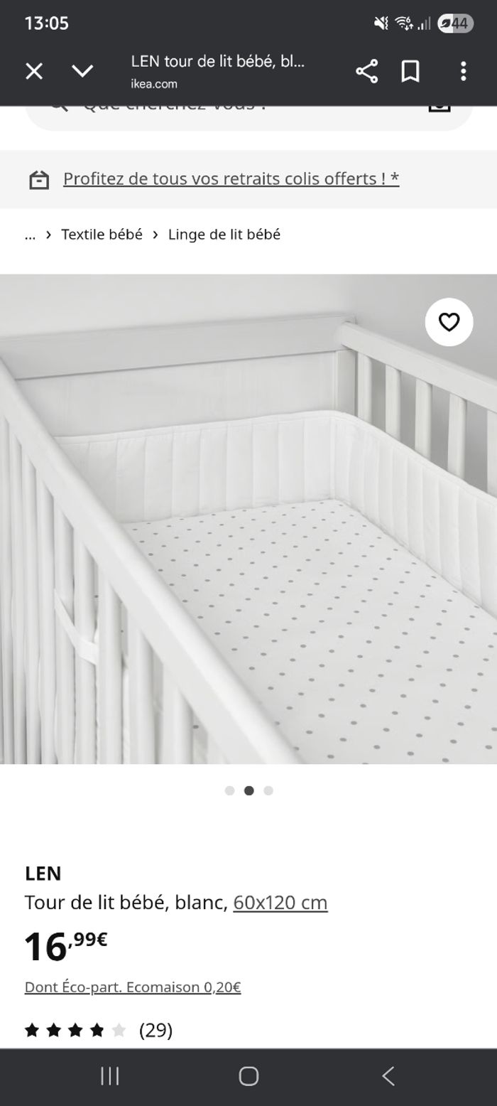 Lit bébé en bois à barreaux - photo numéro 8