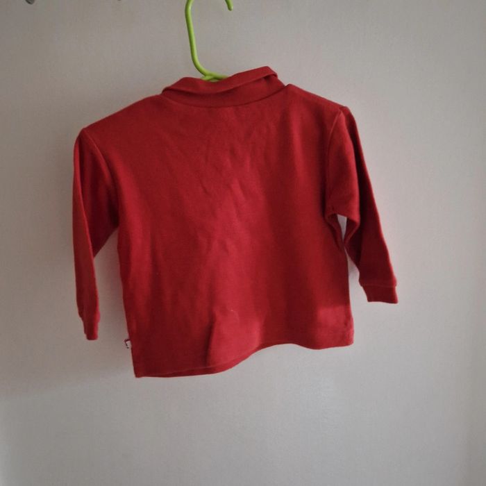 18 mois haut manches longues Rouge mixte - photo numéro 2