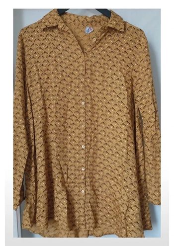 Chemise taille 36 couleur moutarde Neuve