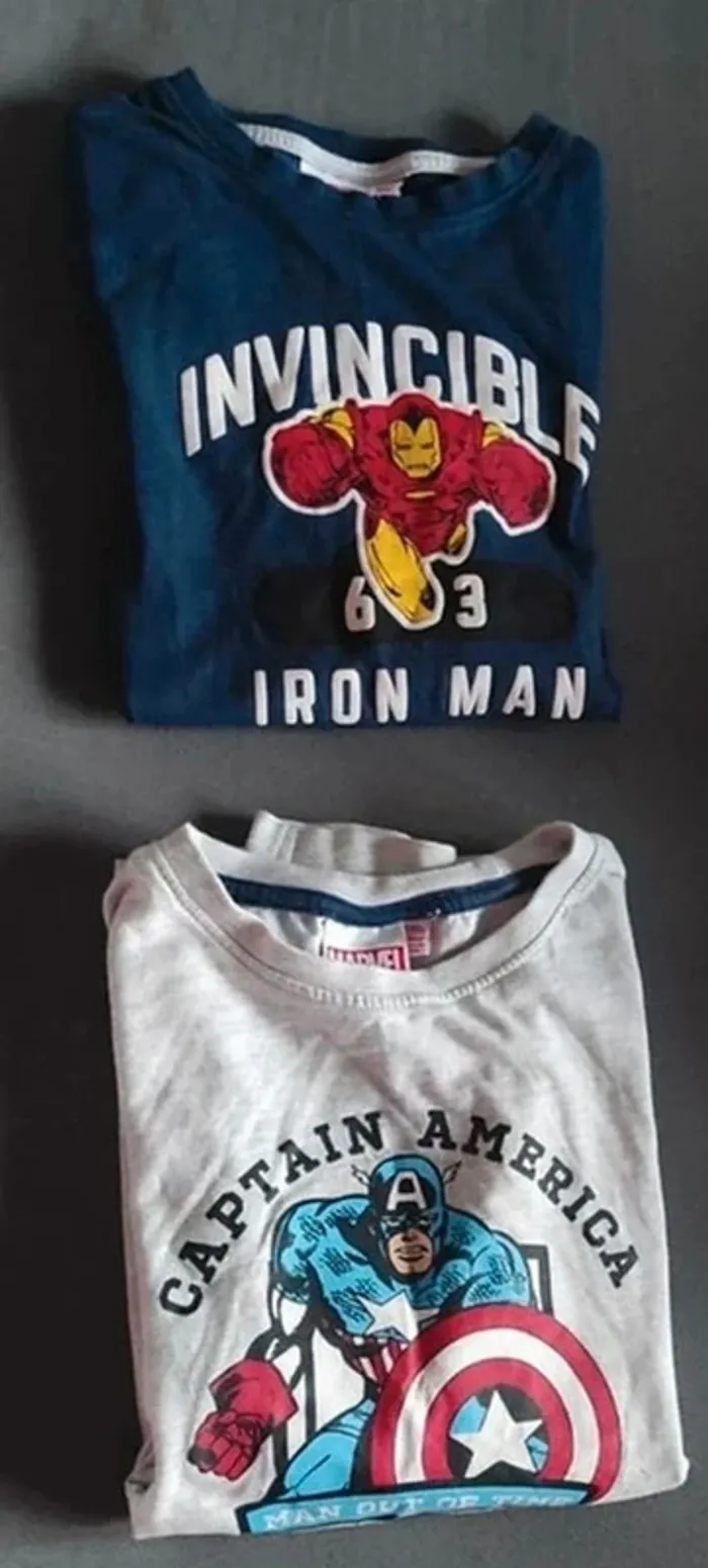 2 hauts pyjama garçon