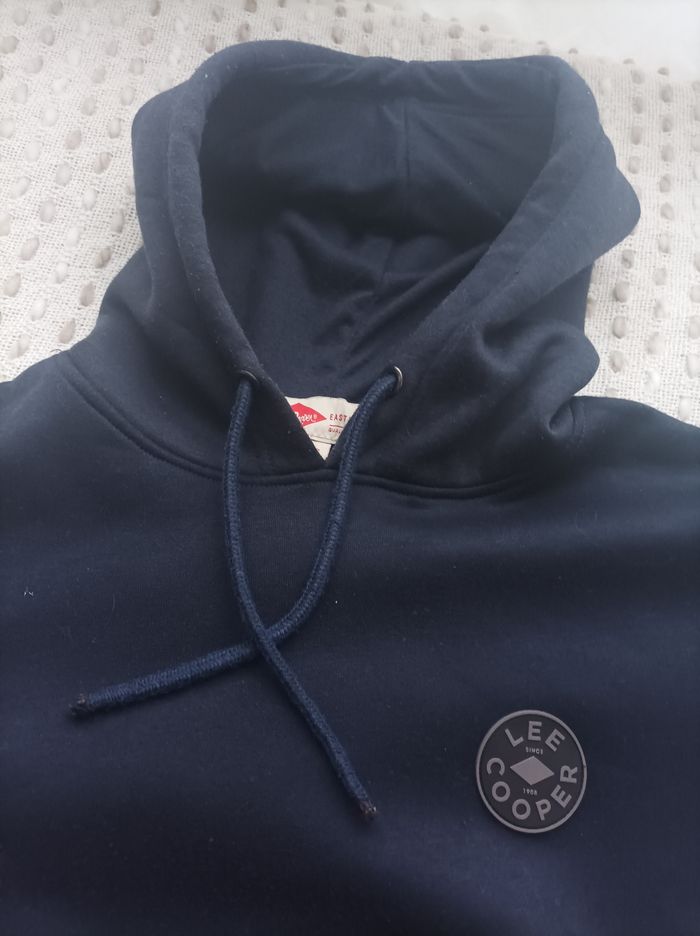 Sweats à capuche Lee Copper bleu marine taille S - photo numéro 4