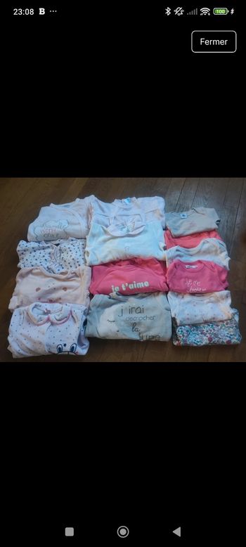 Lot pyjams/bodies fille