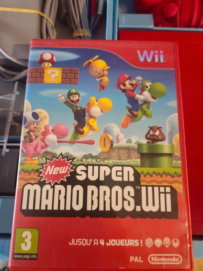 Nintendo Wii Rouge # Pack Mario Bros 25eme # - photo numéro 5