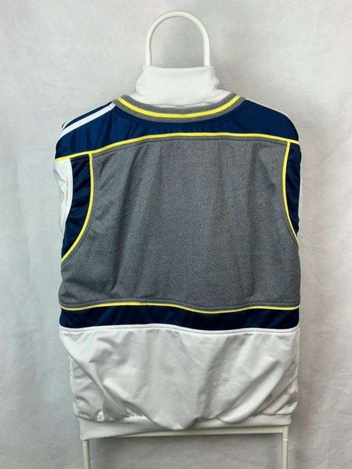 Track Jacket Adidas Rare vintage 80’s Grise Blanc Logo Bordee L