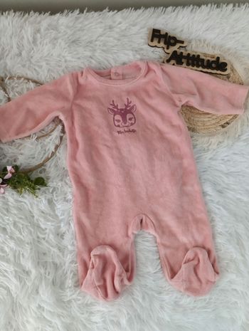 Pyjama neuf 3 mois fille velours