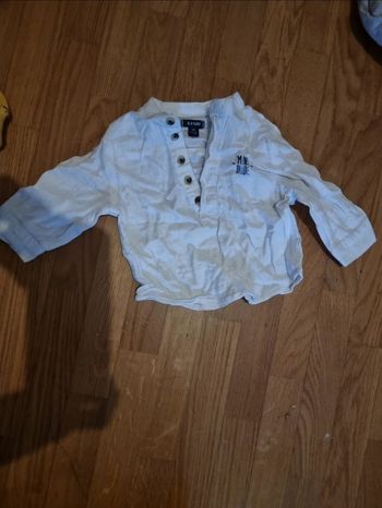 Chemise blanche bébé