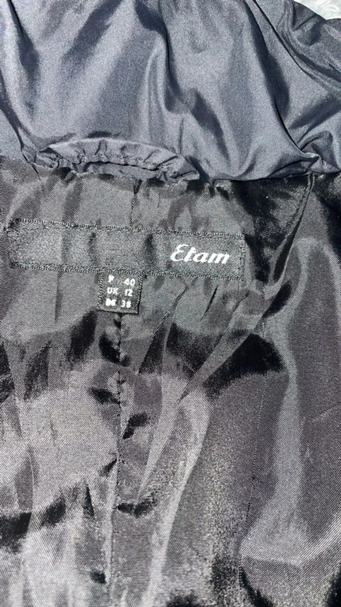 Doudoune noire Etam taille 40 - photo numéro 2