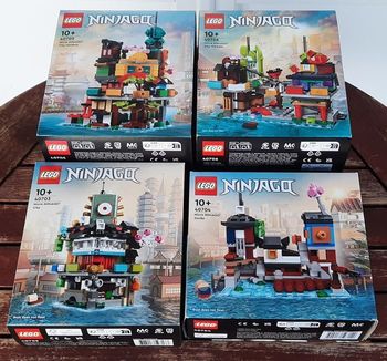Neuf - Lot Lego Ninjago 40703 + 40704 + 40705 + 40706