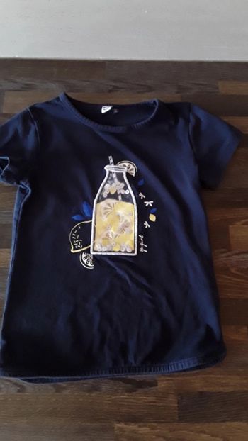 Tee shirt fille 3 pommes 4/5 ans