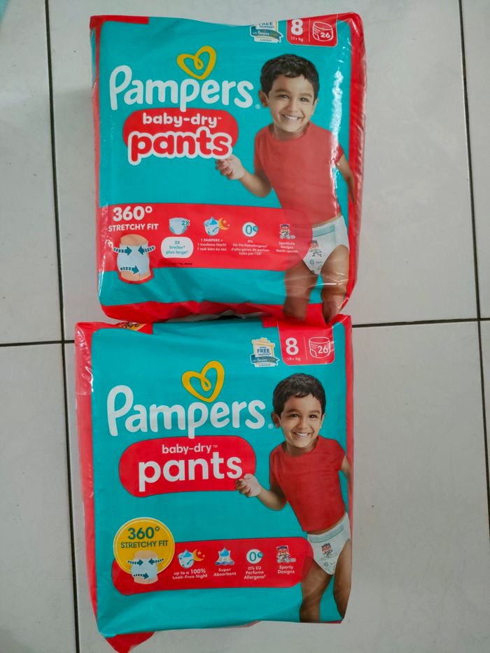 52 pants Couche taille 8
