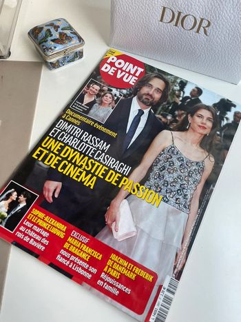 Point de vue magazine - Dimitri Rassam et Charlotte Casiraghi