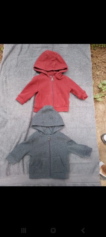 Gilet garçon capuche
