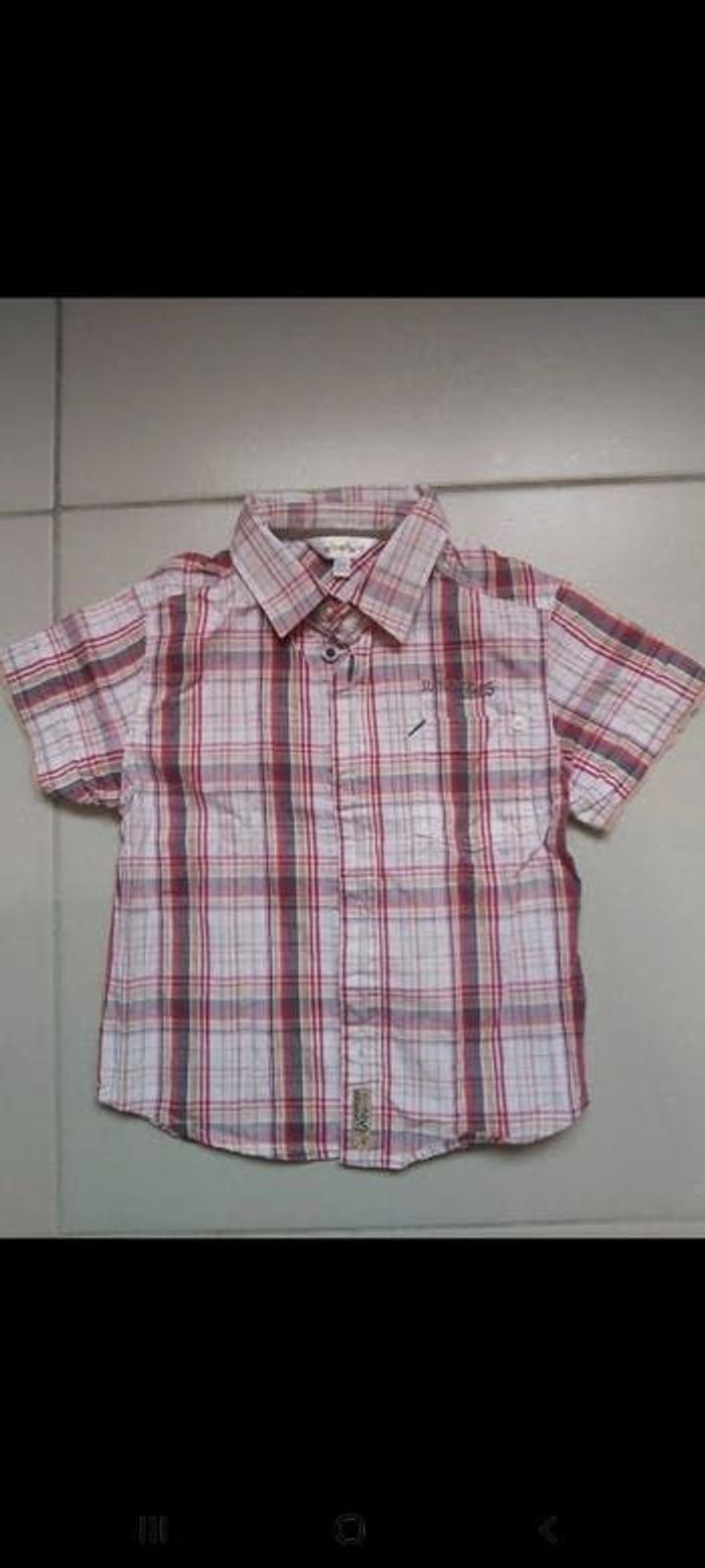 Chemise manche courte 24 mois