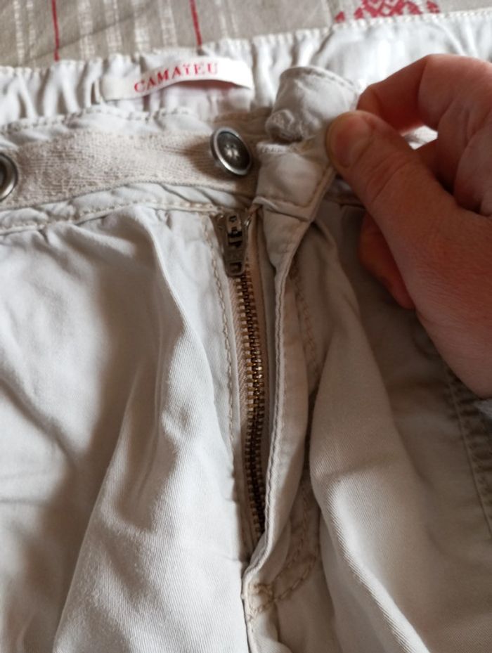 Pantacourt Beige - photo numéro 7