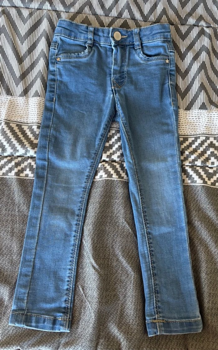 Jean slim coton fille 94cm verbaudet