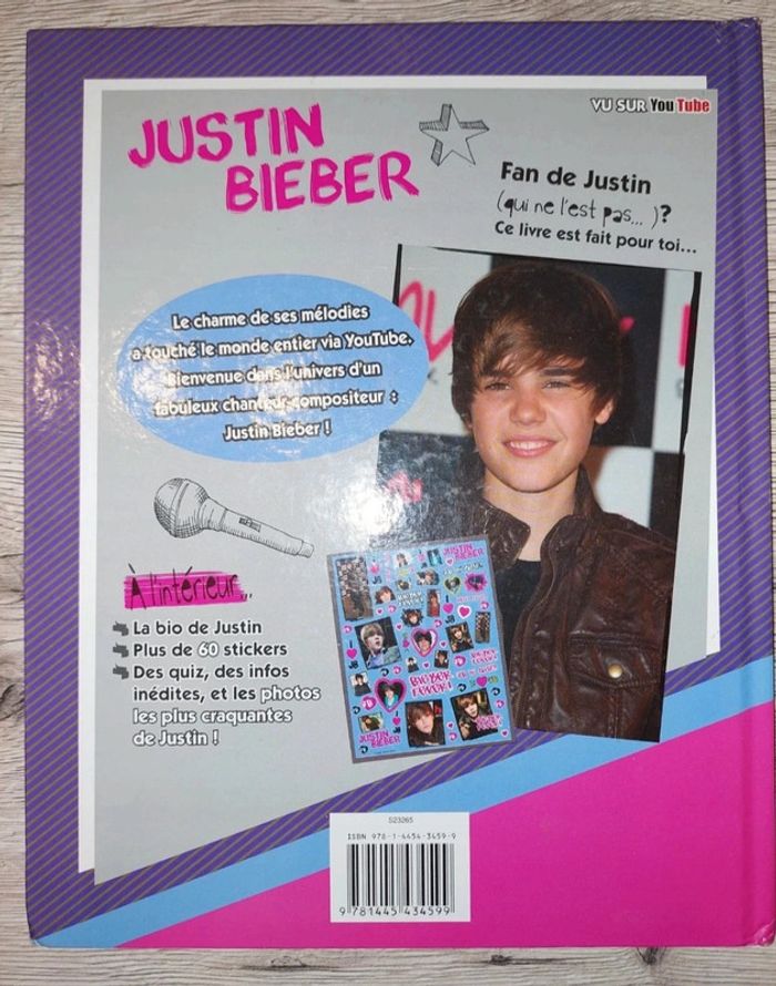 Livre Justin Bieber - photo numéro 2