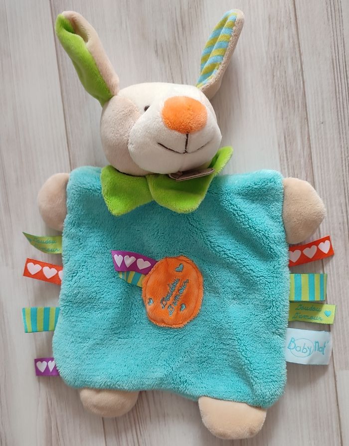 Doudou chien Baby Nat collection Zetik amour neuf