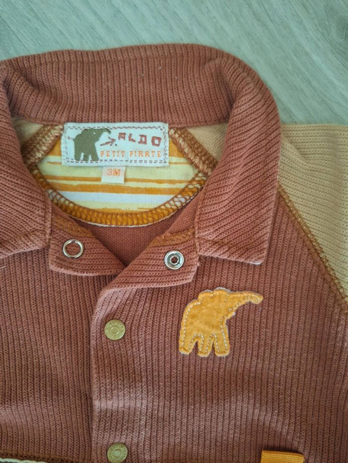 Veste marron 3 mois - photo numéro 3