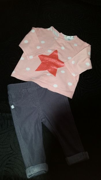 Ensemble fille 3 mois Pull et jegging