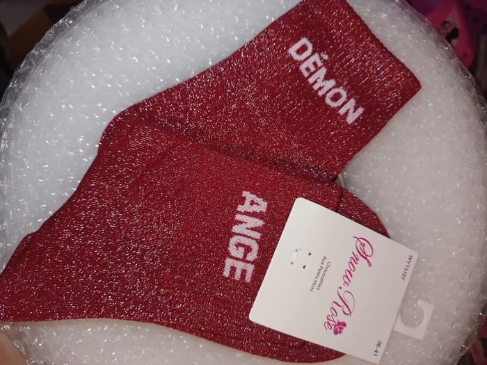 chaussettes femmes paillettes - photo numéro 4