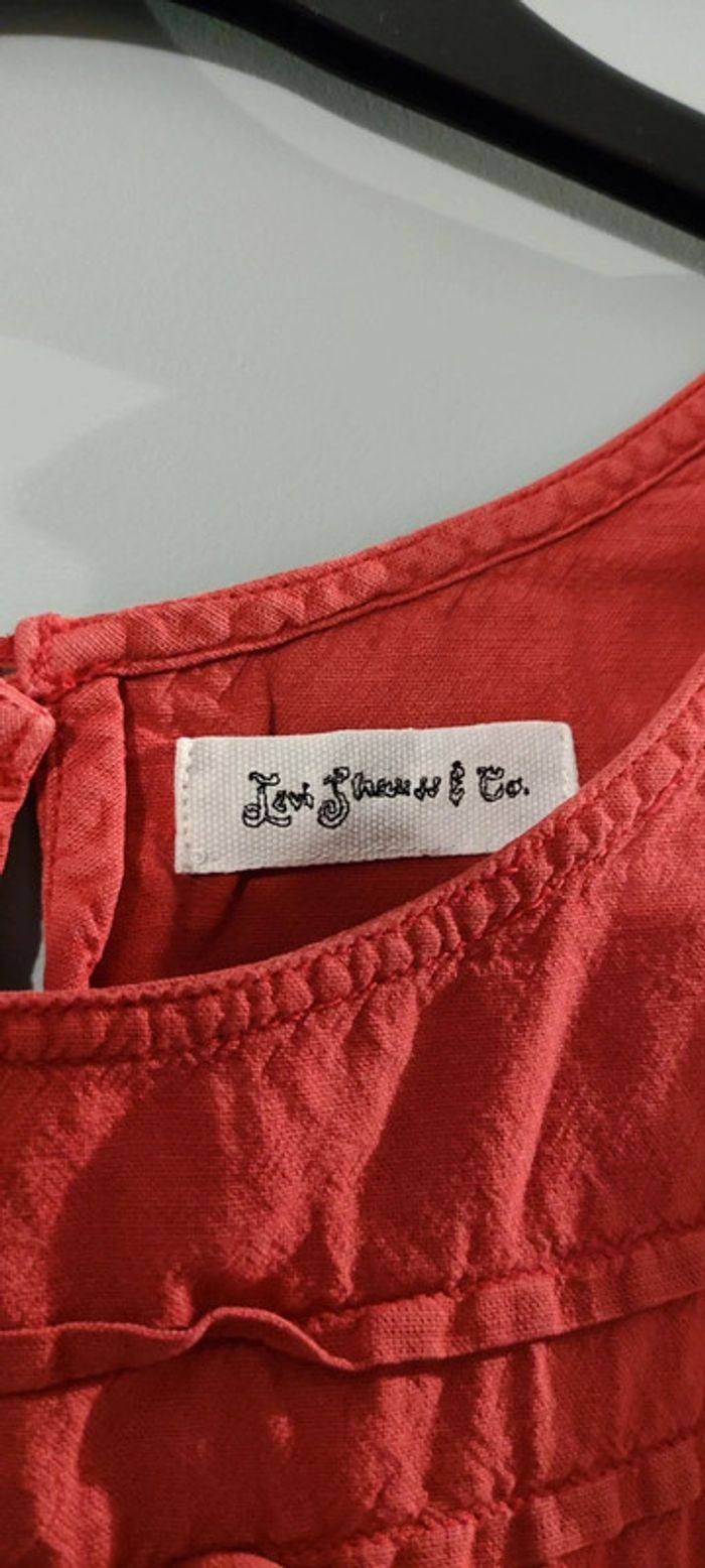 Blouse coton Levi's rouge brique - photo numéro 4