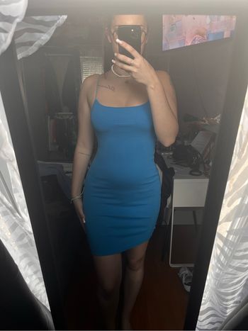 Robe bleue Zara