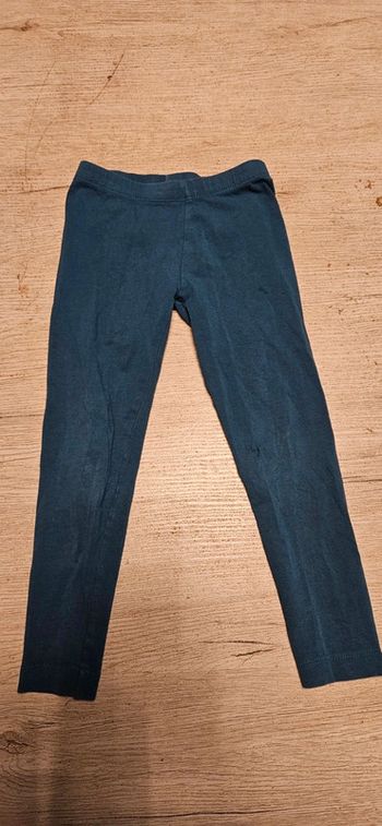 Legging long vert très fonce, peu mis, Palomino, 4 ans,