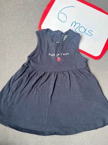 Robe sans manches Kiabi 6 mois