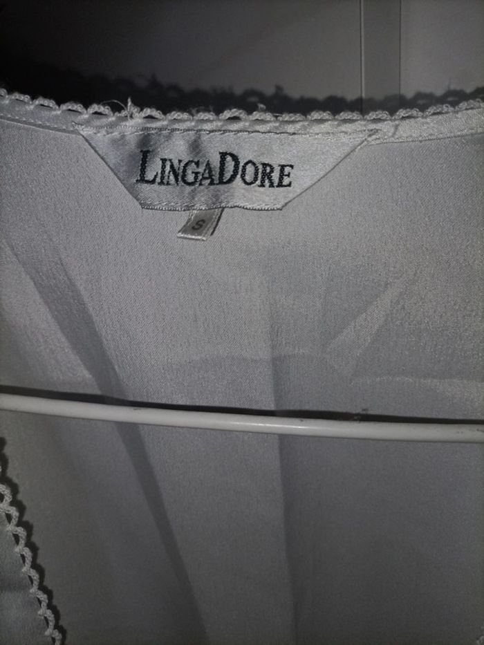 Peignoir femme robe de chambre en satin - photo numéro 3