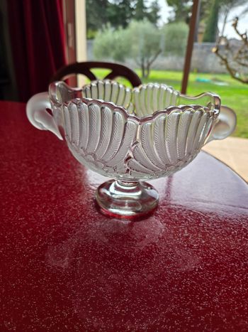 Coupe à fruits "Schwanensee" (Lac des Cygnes) – Cristal d'Art – Vintage 80