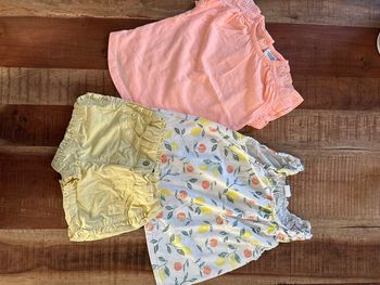 Débardeurs et short bébé 12 mois 