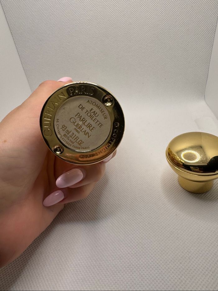 Flacon Recharge Vintage Guerlain Parure Eau de Toilette 93ml - Rare - photo numéro 5