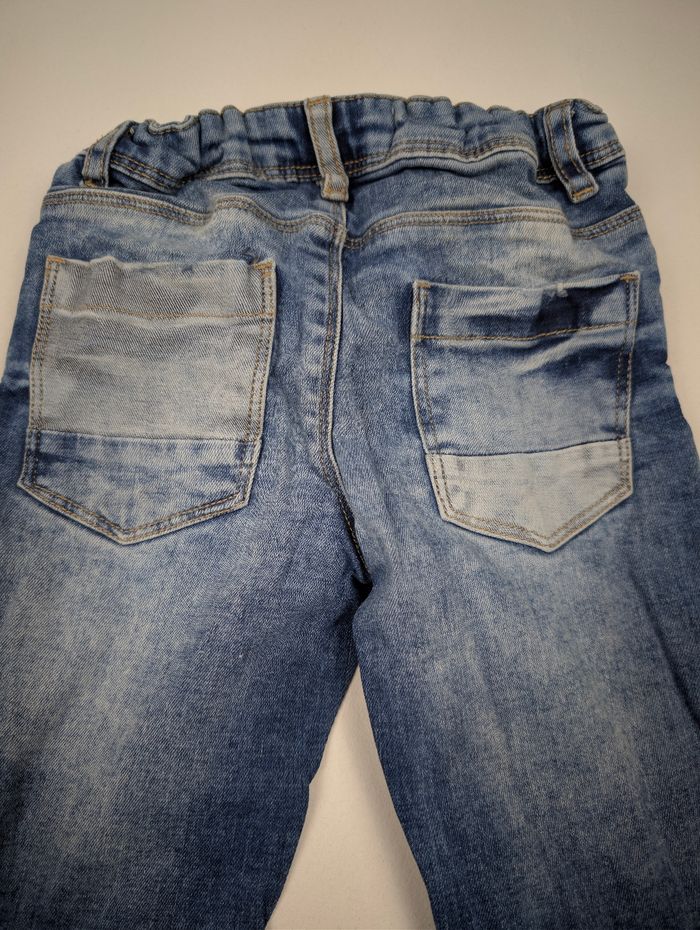 Jean slim TAO (Tape à l'œil) - 6 ans - Style "destroy" & Taille élastiquée - photo numéro 6