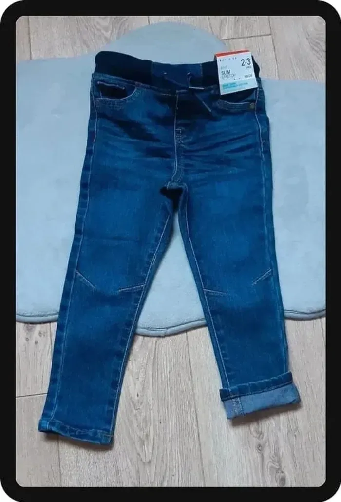 Pantalon jeans slim primark 2/3 ans neuf avec étiquette - photo numéro 2