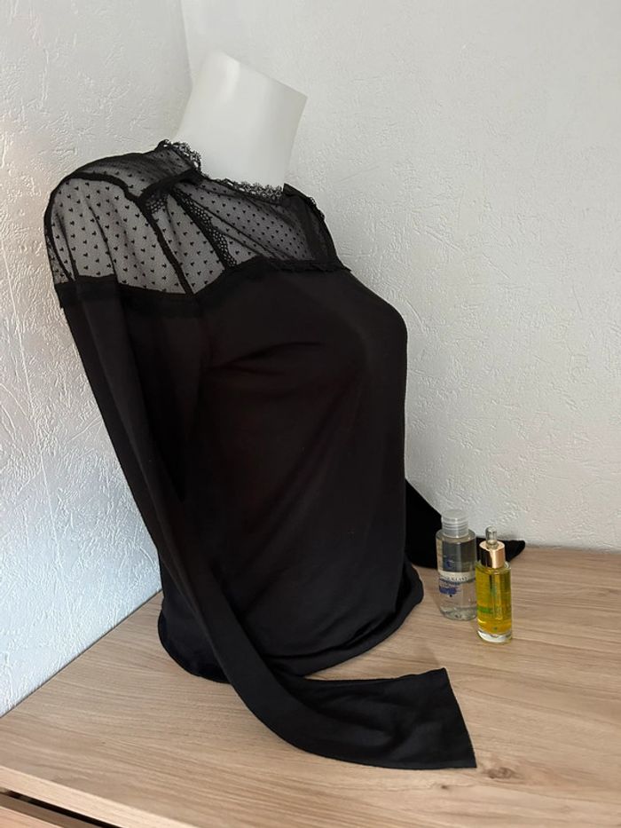 🖤 Élégant haut en dentelle Promod 🖤 - photo numéro 4