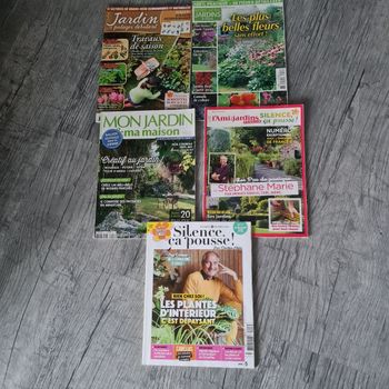 Lot de magazines de jardinage