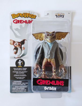 GREMLINS - Brain - Figurine Bendyfigs avec support