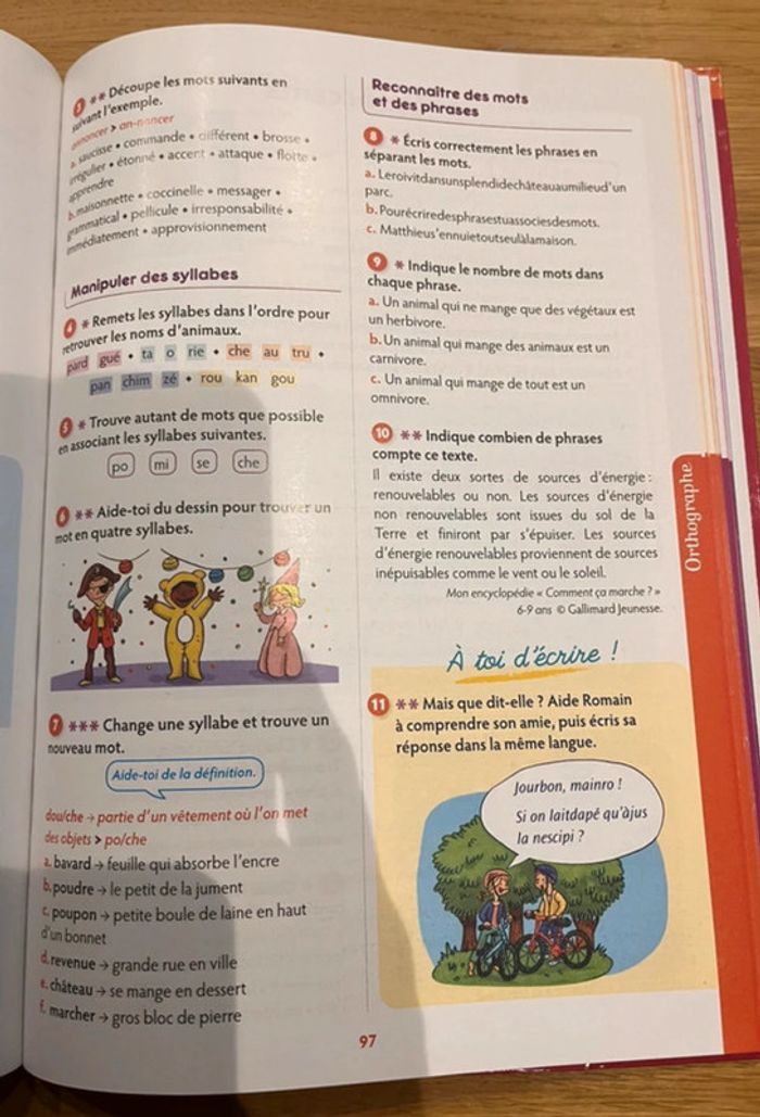 Les Nouveaux Outils pour le Français CE2 - Livre de l'élève - photo numéro 3
