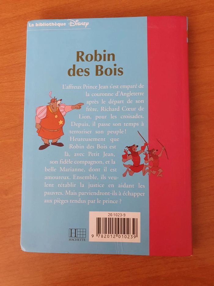 Livre Robin des Bois numero 1414,  dès 8 ans Bibliotheque Rose Disney - photo numéro 2