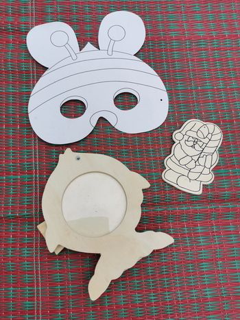 Loisirs créatifs à colorier pour les enfants cadre photo poisson