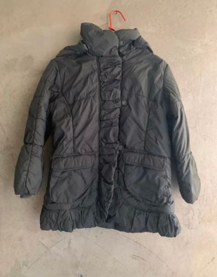 Blouson Noir à capuche fille 4 ans  (98/104cm) - photo numéro 2