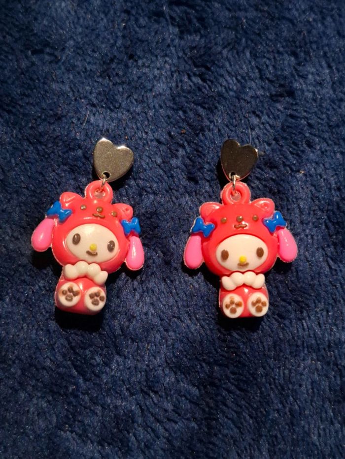 Boucles d'oreilles Kuromi - photo numéro 4