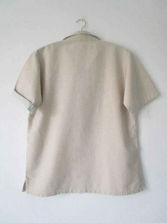 Chemise beige vintage pompe à eau 44 TBE - photo numéro 12