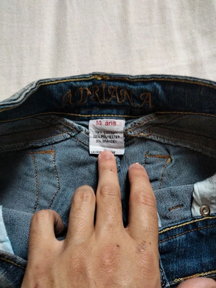 Short en jeans taille 14 ans - photo numéro 6