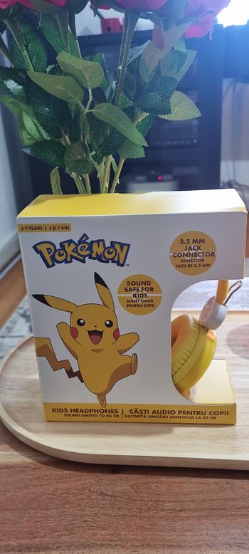 Casque audio pour enfant Pokemon Pikatchu