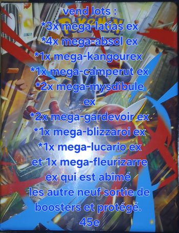 Mega evolutions. 16 mega ex .