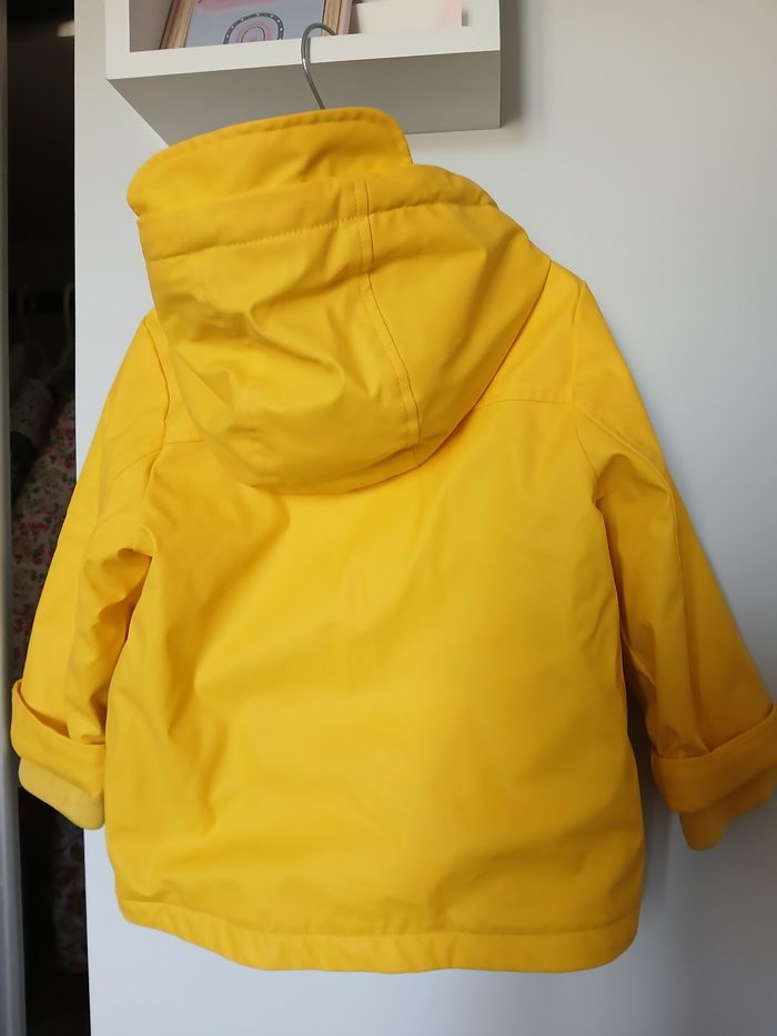Imperméable jaune sergent-major fille 36 mois - photo numéro 2