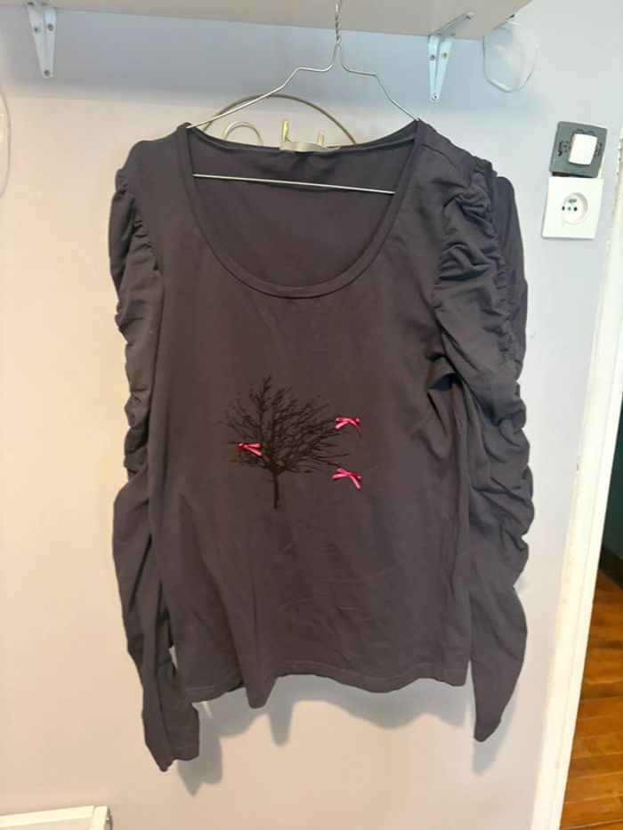 T shirt longue manche femme